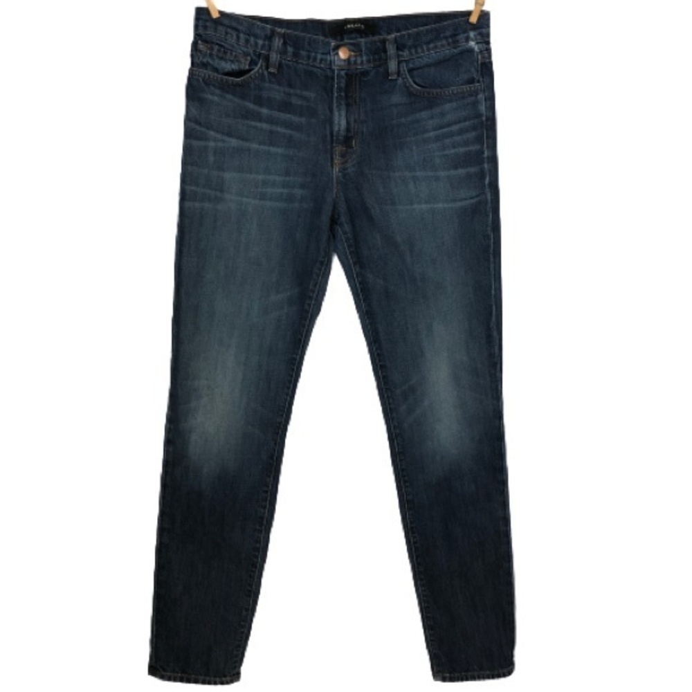 J Brand Wasted Lov Jake Medium Wash Skinny Jeans Size 27 Dark Wash 31” Inseam